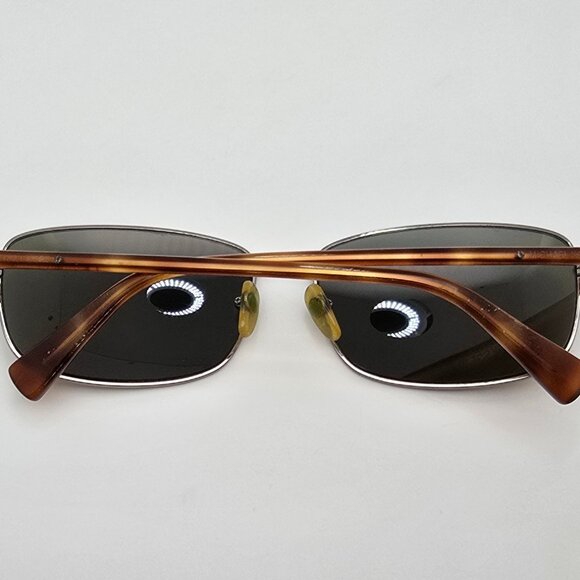 Michael Kors MKS352M 038 Adam Gunmetal Tortoise Frame G-15 Green Lens Sunglasses - Picture 9 of 12